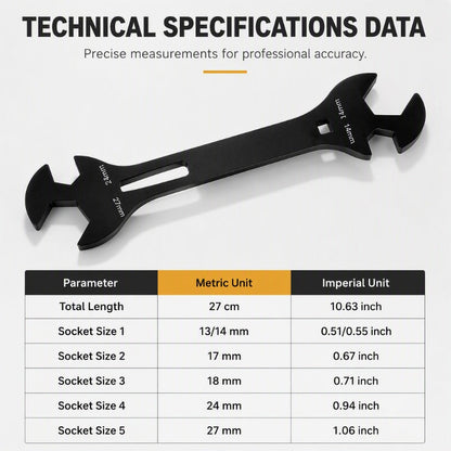 Multi-Use Gas Cylinder Wrench