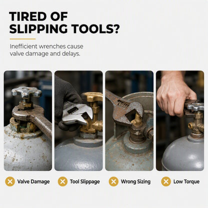 Multi-Use Gas Cylinder Wrench