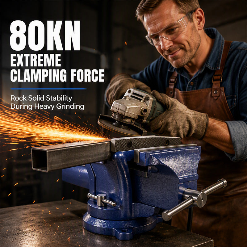 Wide-Opening Bench Vise