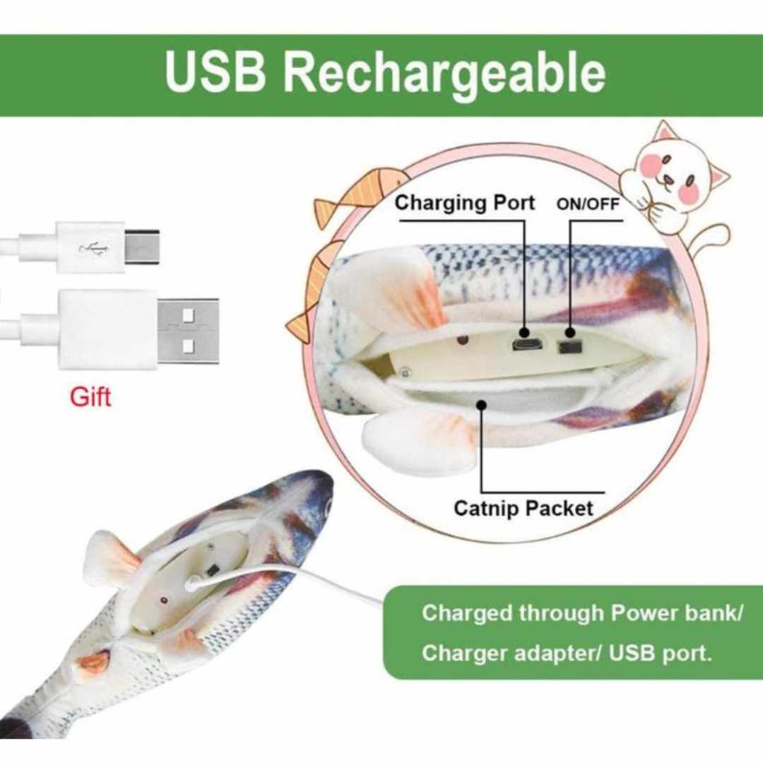 🐟✨50% OFF! 👶🌊 Baby Fish Toy for Kids – Autonomous Movement, USB Rechargeable & Interactive Sensing for Motor Skill Development. Over 14,267 Happy Babies!✨