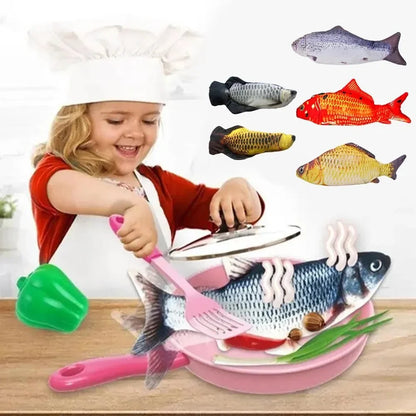 🐟✨50% OFF! 👶🌊 Baby Fish Toy for Kids – Autonomous Movement, USB Rechargeable & Interactive Sensing for Motor Skill Development. Over 14,267 Happy Babies!✨