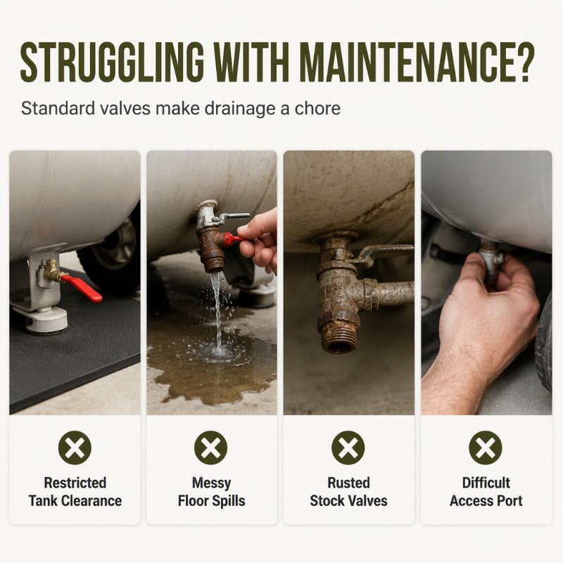 ⏳🔥LIMITED-TIME 50% OFF! ⏰Universal Air Compressor Drain Valve Kit
