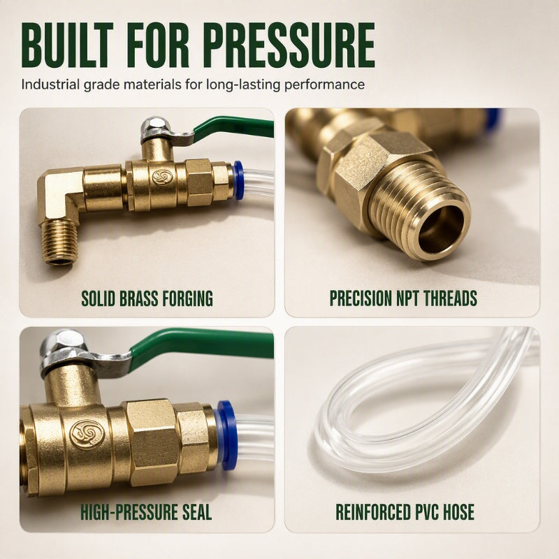 ⏳🔥LIMITED-TIME 50% OFF! ⏰Universal Air Compressor Drain Valve Kit