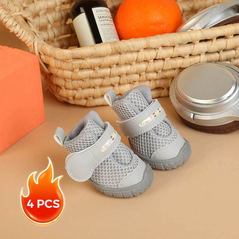 🐶 LIMITED‑TIME 50% OFF! ✨ Stylish Breathable Dog Shoes with LED Lights – Secure‑fit, Night‑visible, Paw‑protective 🌙