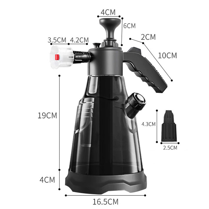 💦DIY Car Wash Must‑Have🔥50% OFF｜2.3L Pressurized Foam Sprayer, Adjustable Fan Nozzle For Cars & Bikes ✨🚲