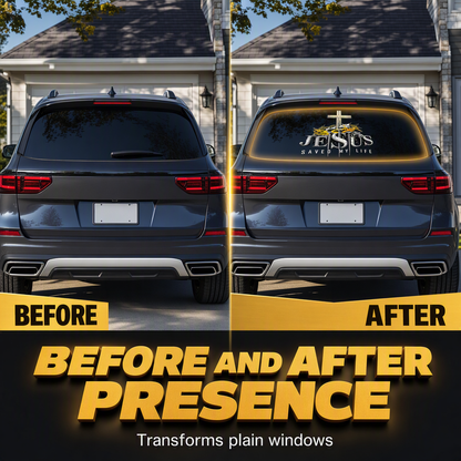 Waterproof Christian Cross Car Vinyl Sticker