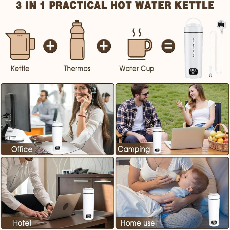 Portable Electric Water Kettle with Temperature Control