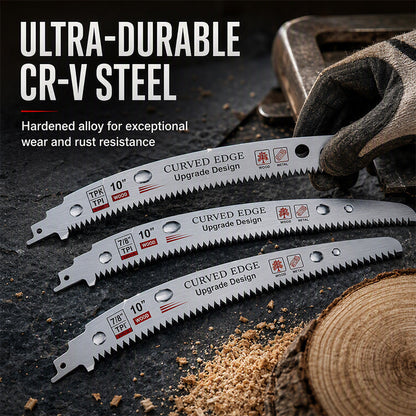 🔪 LIMITED-TIME 50% OFF ⚡ CR-V Reciprocating Saw Blades — Industrial-Grade, Triple-Ground Teeth