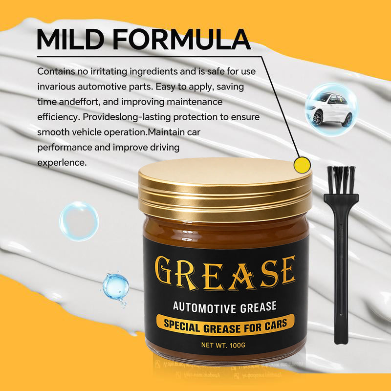 Multi-Purpose Automotive Grease with Brush