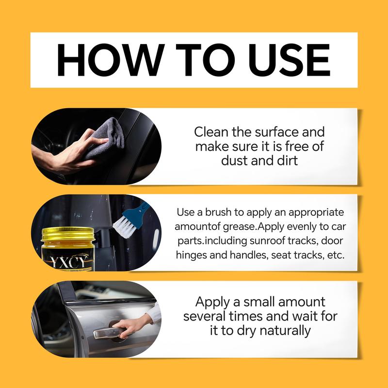 Multi-Purpose Automotive Grease with Brush