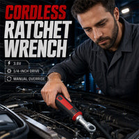 ⚡50% OFF!✨3.6V Rechargeable Electric Ratchet Wrench, 1/4‑Inch Drive Type‑C Charging, Cordless Compact Repair Tool 🔧