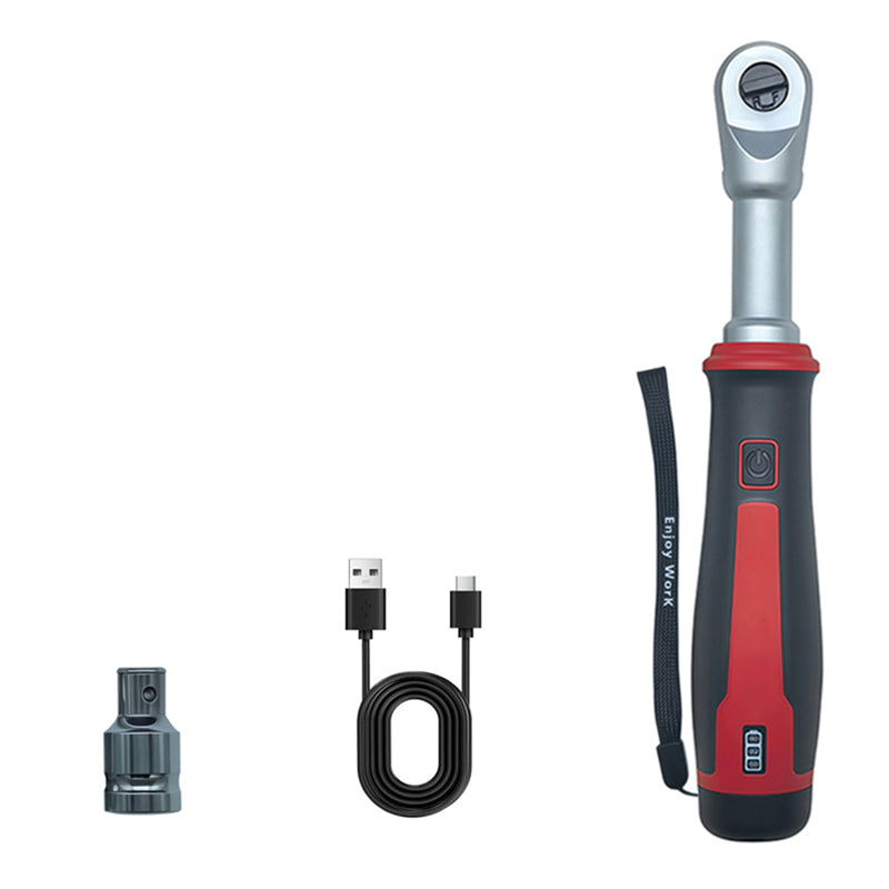 ⚡50% OFF!✨3.6V Rechargeable Electric Ratchet Wrench, 1/4‑Inch Drive Type‑C Charging, Cordless Compact Repair Tool 🔧