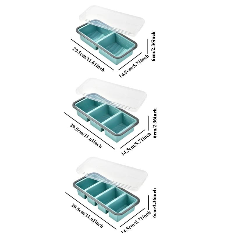 🍱 LIMITED-TIME 50% OFF! 🥗 Silicone Divided Meal Prep Container with Lid – Food-Grade Silicone, Smart Divided Design & Freezer-to-Oven Versatility 🔥
