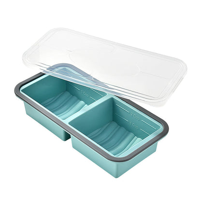 🍱 LIMITED-TIME 50% OFF! 🥗 Silicone Divided Meal Prep Container with Lid – Food-Grade Silicone, Smart Divided Design & Freezer-to-Oven Versatility 🔥