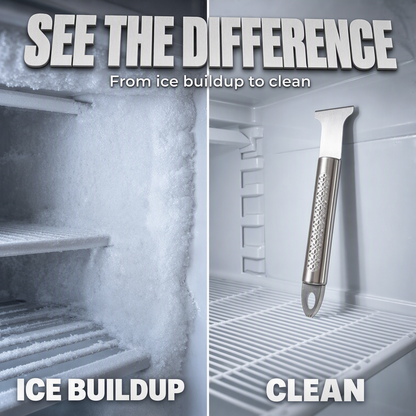 📢📢50% OFF !! ⏰Stainless Steel Freezer Ice Scraper Tool