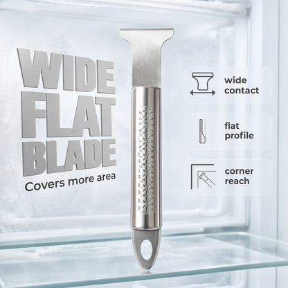 📢📢50% OFF !! ⏰Stainless Steel Freezer Ice Scraper Tool