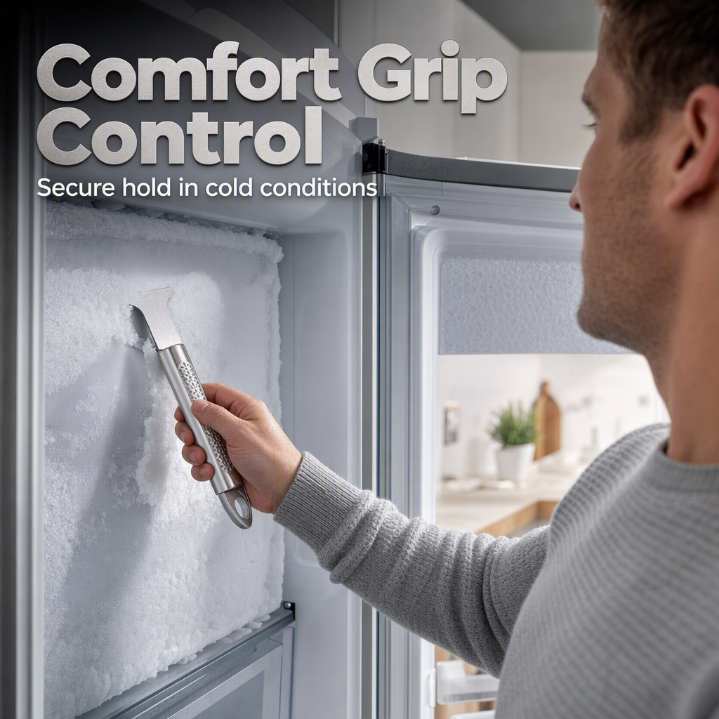 📢📢50% OFF !! ⏰Stainless Steel Freezer Ice Scraper Tool