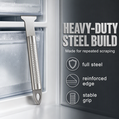 📢📢50% OFF !! ⏰Stainless Steel Freezer Ice Scraper Tool