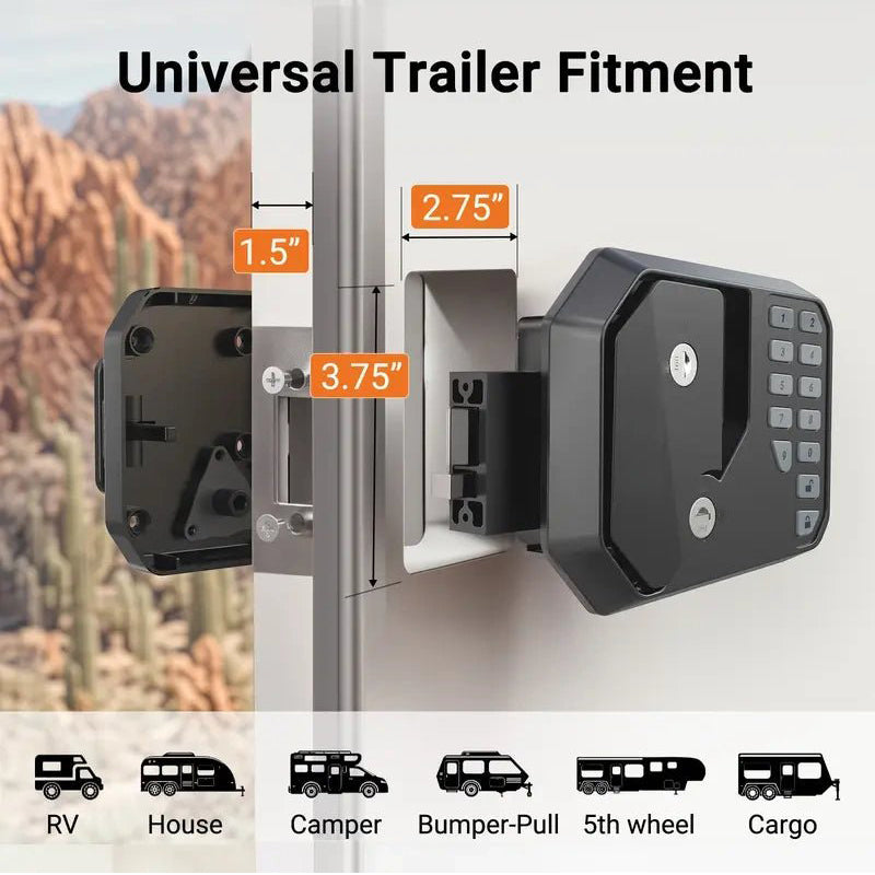 📢📢50% OFF !! ⏰ Waterproof Keyless Entry RV Door Lock