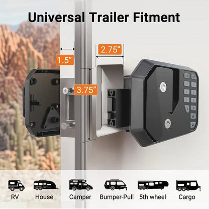 📢📢50% OFF !! ⏰ Waterproof Keyless Entry RV Door Lock