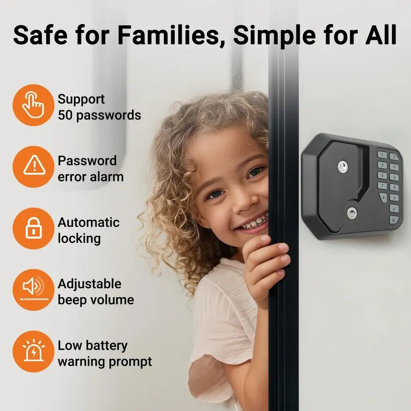 📢📢50% OFF !! ⏰ Waterproof Keyless Entry RV Door Lock