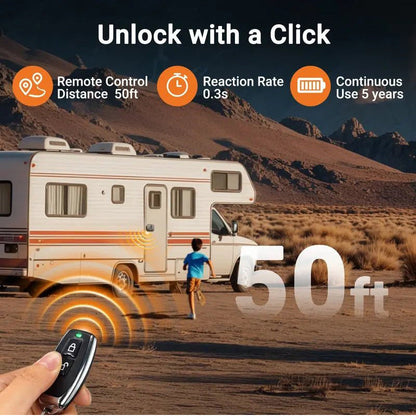 📢📢50% OFF !! ⏰ Waterproof Keyless Entry RV Door Lock