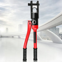 🔧 50% OFF NOW! 💪 Manual Hydraulic Crimping Tool – Hexagonal Molds, Interchangeable Dies & Insulated Handles – For Copper & Aluminum Terminals ⚡