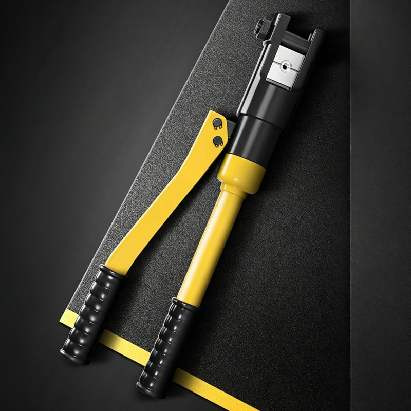 🔧 50% OFF NOW! 💪 Manual Hydraulic Crimping Tool – Hexagonal Molds, Interchangeable Dies & Insulated Handles – For Copper & Aluminum Terminals ⚡