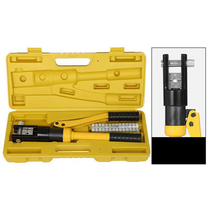 🔧 50% OFF NOW! 💪 Manual Hydraulic Crimping Tool – Hexagonal Molds, Interchangeable Dies & Insulated Handles – For Copper & Aluminum Terminals ⚡