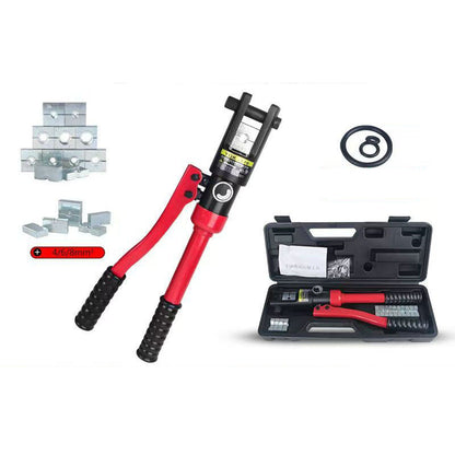 🔧 50% OFF NOW! 💪 Manual Hydraulic Crimping Tool – Hexagonal Molds, Interchangeable Dies & Insulated Handles – For Copper & Aluminum Terminals ⚡