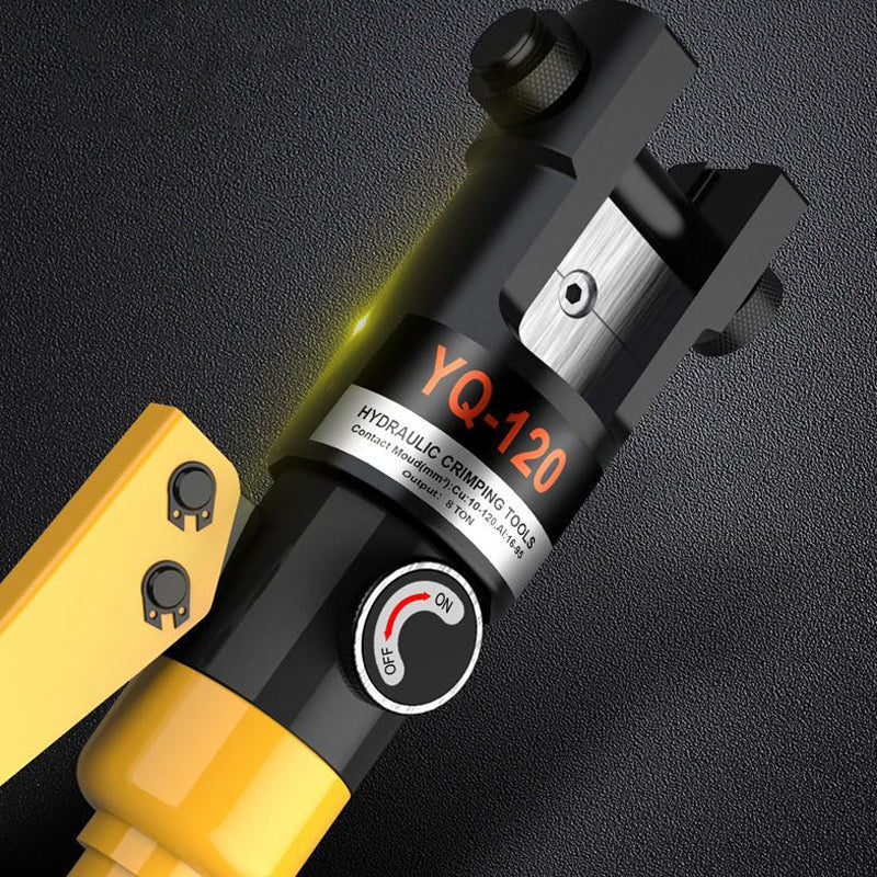 🔧 50% OFF NOW! 💪 Manual Hydraulic Crimping Tool – Hexagonal Molds, Interchangeable Dies & Insulated Handles – For Copper & Aluminum Terminals ⚡