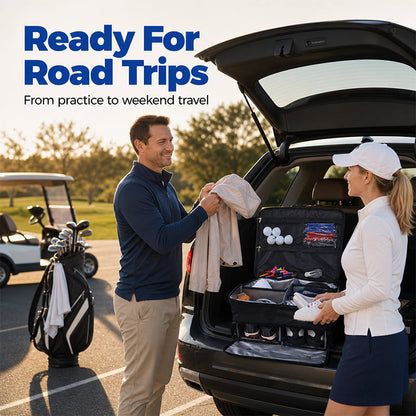 Large-Capacity Golf Trunk Organizer