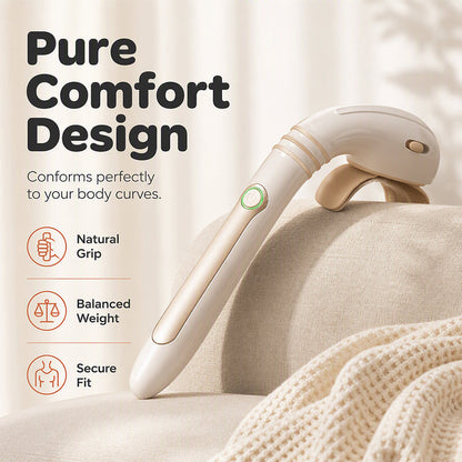 🔥HOT SALE 50% OFF! 💆‍♂️💨 Stop begging for a back rub — this long-handle massager reaches every knot you can't. Ergonomic, cordless, and surprisingly powerful. Your shoulders will finally get the memo. ✨