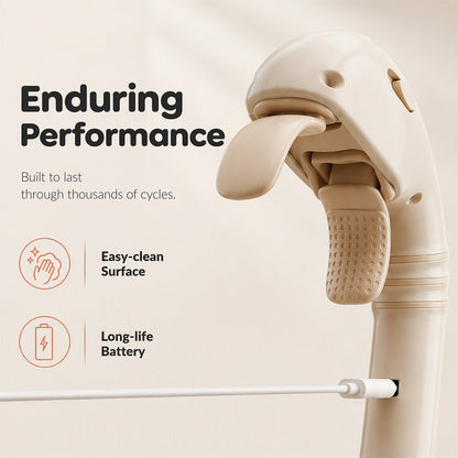 🔥HOT SALE 50% OFF! 💆‍♂️💨 Stop begging for a back rub — this long-handle massager reaches every knot you can't. Ergonomic, cordless, and surprisingly powerful. Your shoulders will finally get the memo. ✨