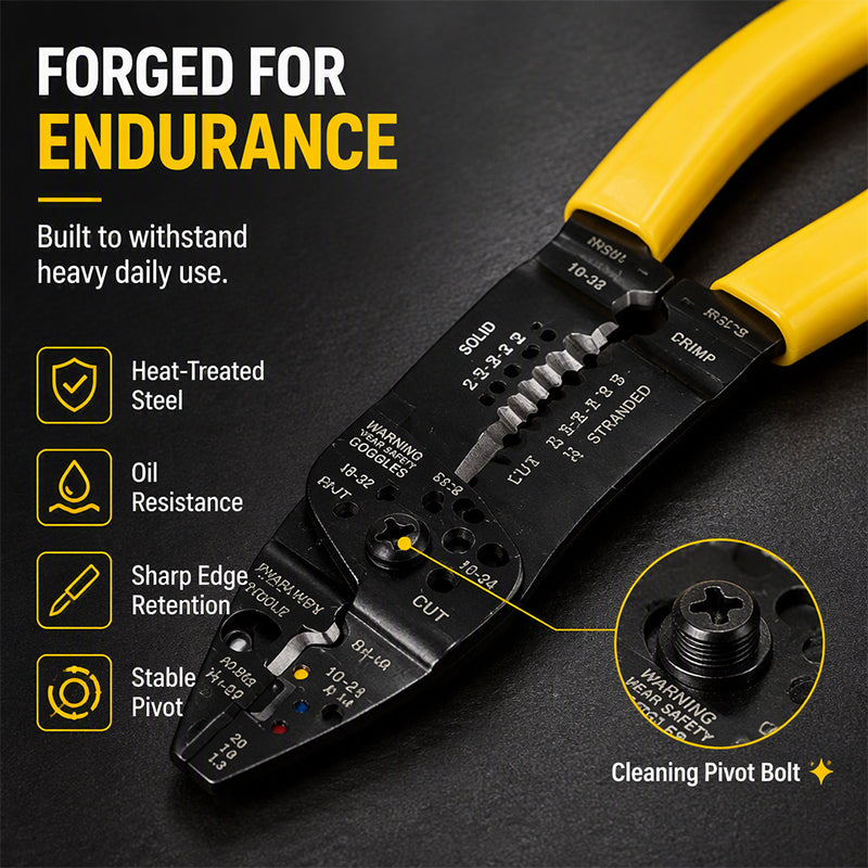 📢📢50% OFF !! ⏰Multi-Functional Wire Stripper Pliers