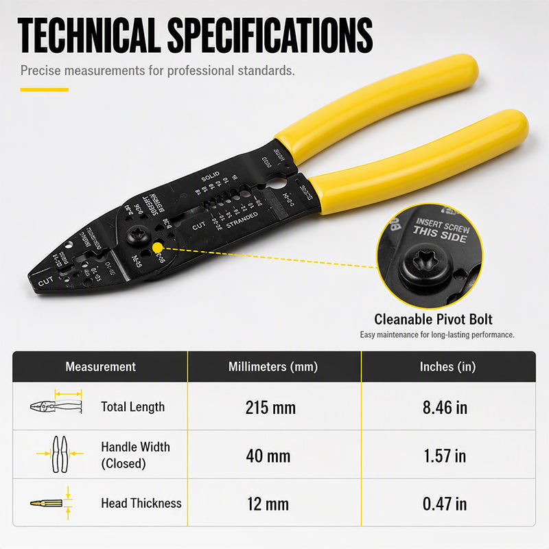 📢📢50% OFF !! ⏰Multi-Functional Wire Stripper Pliers