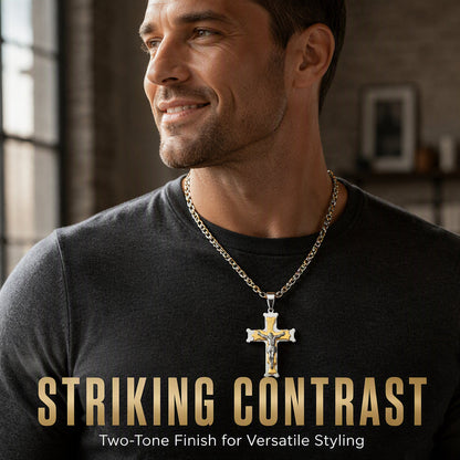 ✨2026 Hot Sale✝️Bold Cross Pendant Necklace
