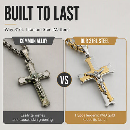 ✨2026 Hot Sale✝️Bold Cross Pendant Necklace