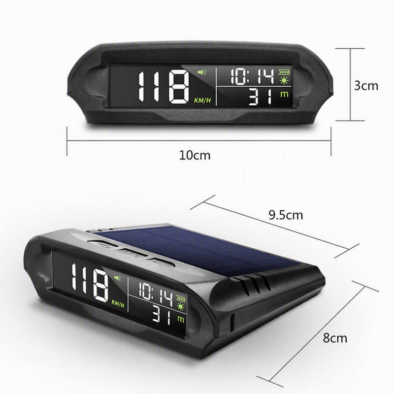 📢📢50% OFF !! ⏰ 2026 Sale — Over 24,000 Sold!🚗 Solar GPS Head‑Up Display‑Auto Brightness Speed Warning HUD ☀️