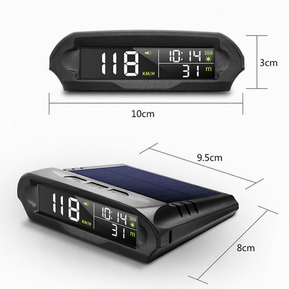 📢📢50% OFF !! ⏰ 2026 Sale — Over 24,000 Sold!🚗 Solar GPS Head‑Up Display‑Auto Brightness Speed Warning HUD ☀️