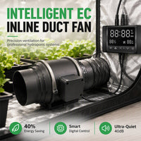 🎉 2026 Sale — Over 18,200 Sold!🌬️EC Mixed‑Flow Inline Duct Fan With Smart Digital Controller ✨