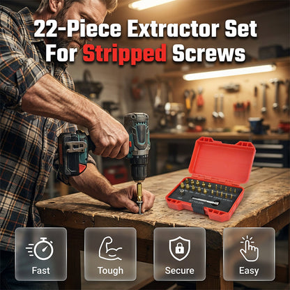 High-Speed Steel Bolt & Screw Remover Kit