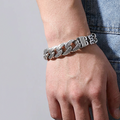 Men's Retro Six-Syllable Mantra Bracelet