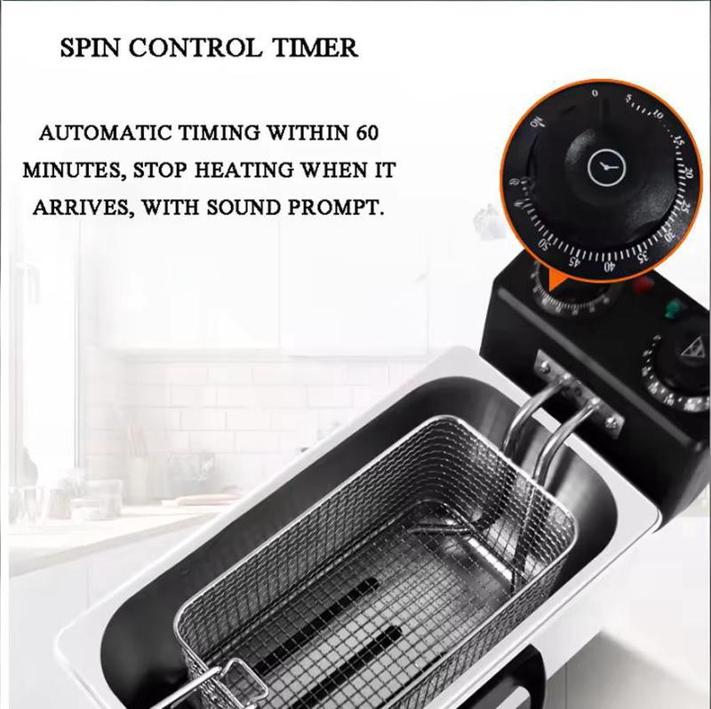 4L Electric Deep Fryer with Basket