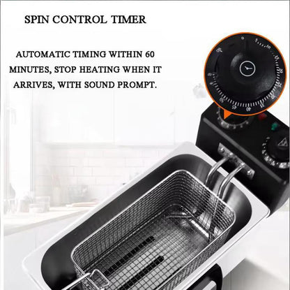 4L Electric Deep Fryer with Basket