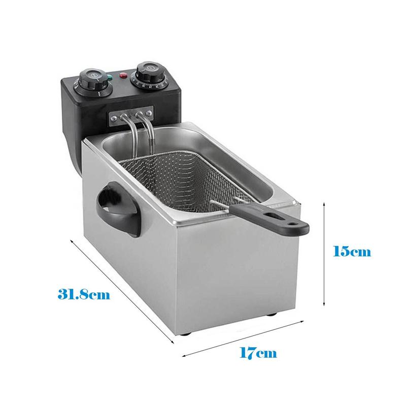 4L Electric Deep Fryer with Basket