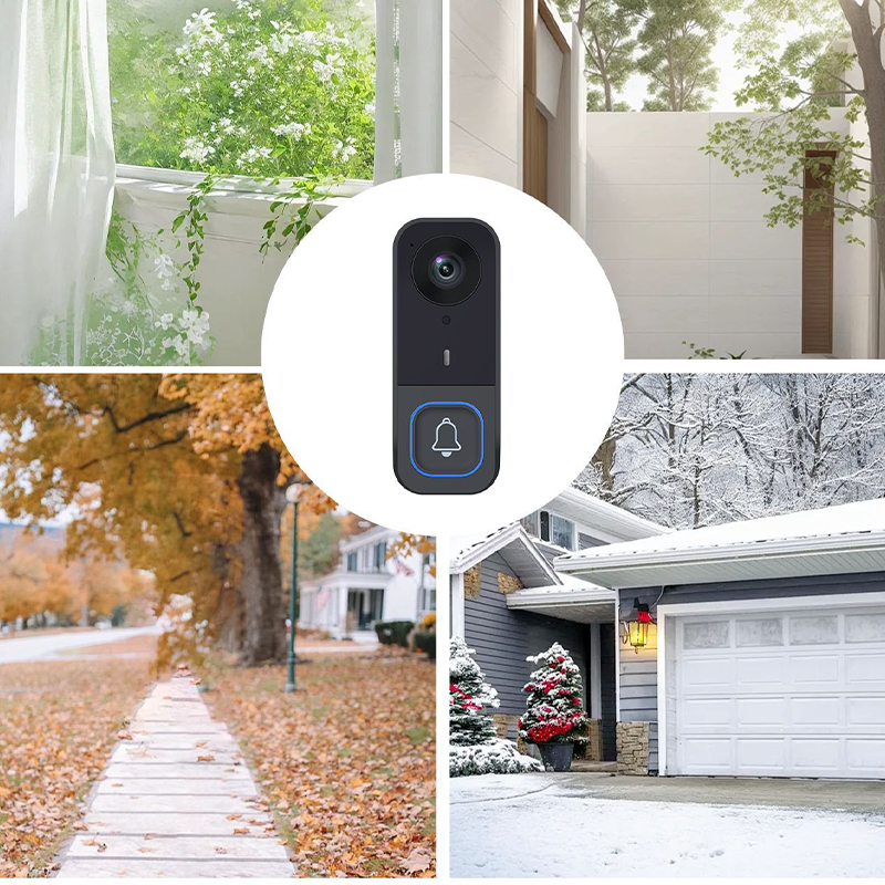 Wireless Video Doorbell with Screen Monitor