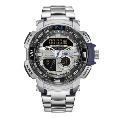 ⌚Men's Dual-Display Sports Watch – Analog-Digital, 3ATM Waterproof, Multi-Function