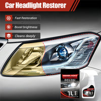 💡180ml Professional Car Headlight Restorer with Sponge