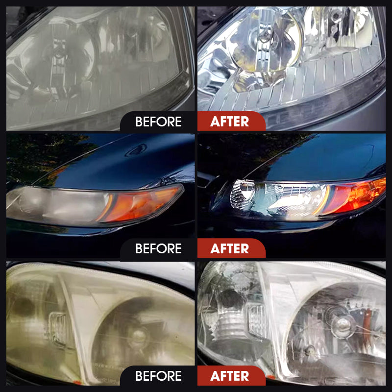 💡180ml Professional Car Headlight Restorer with Sponge